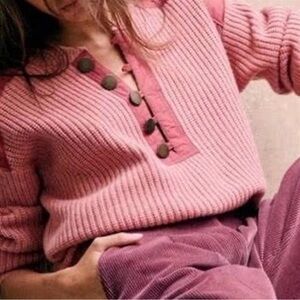 Sézane Ewen jumper / sweater in rosewood, XXS